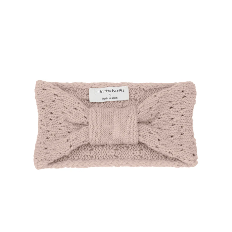 A front view of the 1+ in the Family Savona bandeau in a soft nude knit fabric.