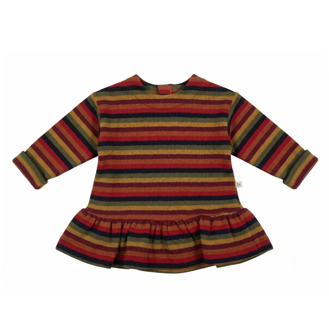 A breathtaking 1+ in the Family Inuvik knit dress featuring an immaculate multicolor palette and a cozy, tailored fit.