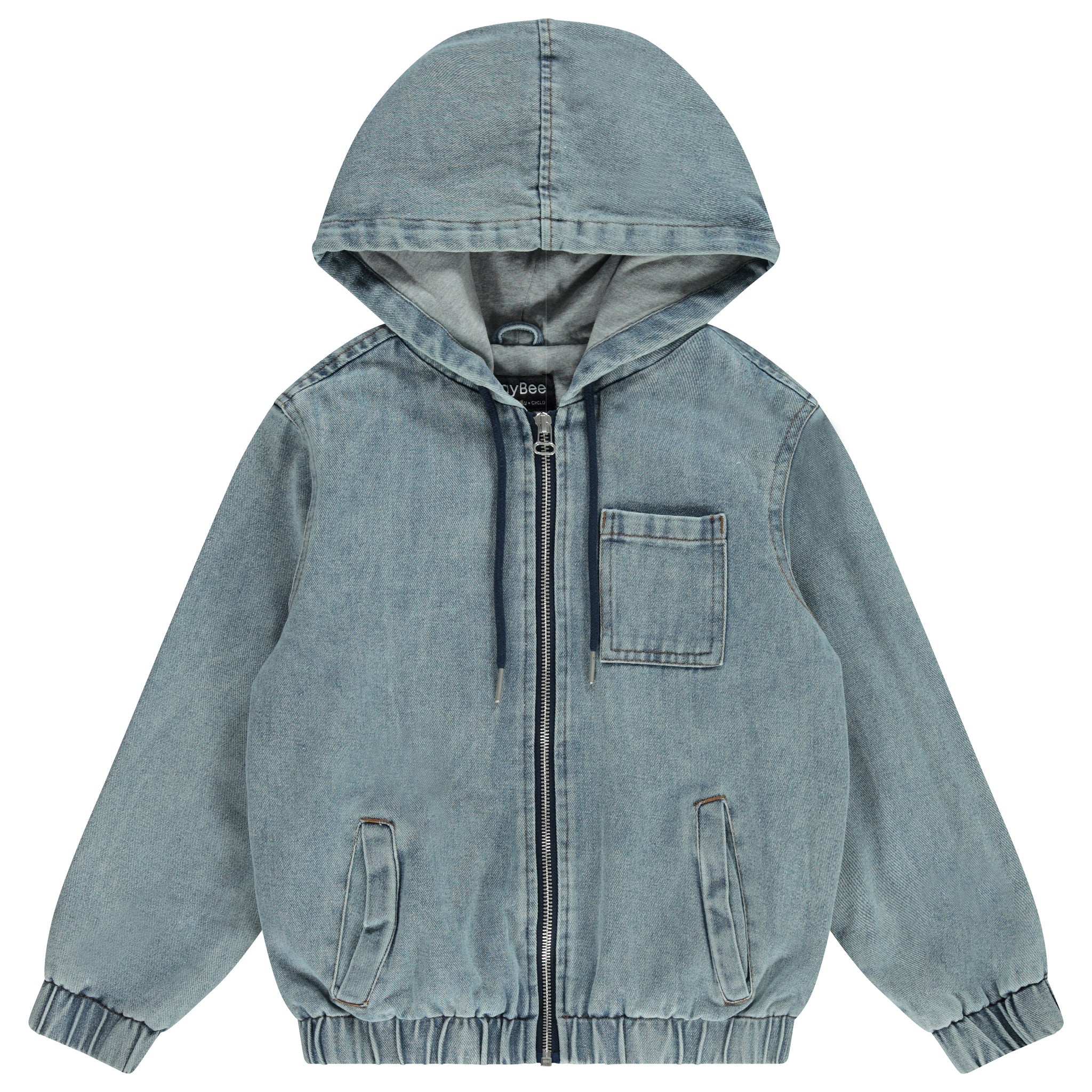 Jay Bee Light Denim Jersey Lined Jacket