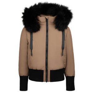 Teen Ribbon Jacket (Sizes 10–16) – Elegant Warm Girls Coat
