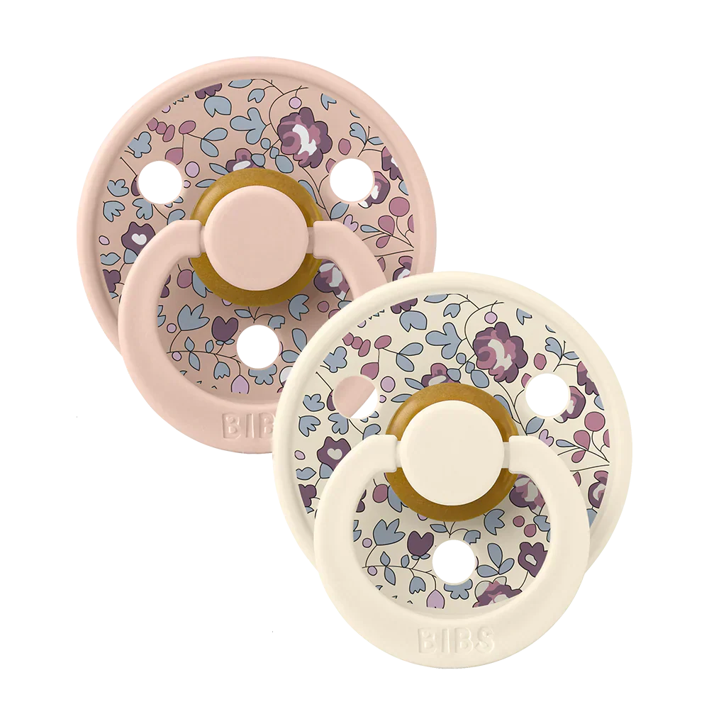 BIBS x LIBERTY Colour 2 Pack Eloise Natural Rubber