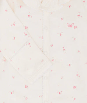 Livly – Rose Garden Ruffled Collar Footie