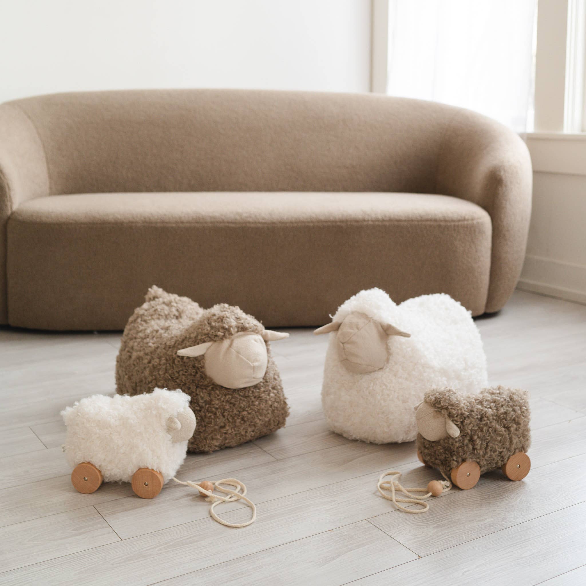 Little Lamb Kind - BELLA // Pull-along sheep // Cream // Best-selling
