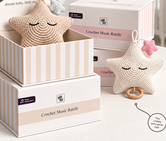 Crochet Music Rattle Baby Gift