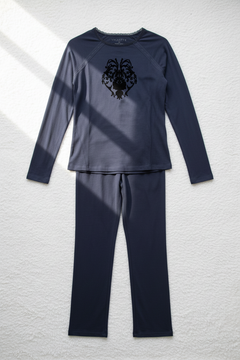 Peruvian Pima Cotton Medallion Print Pajamas