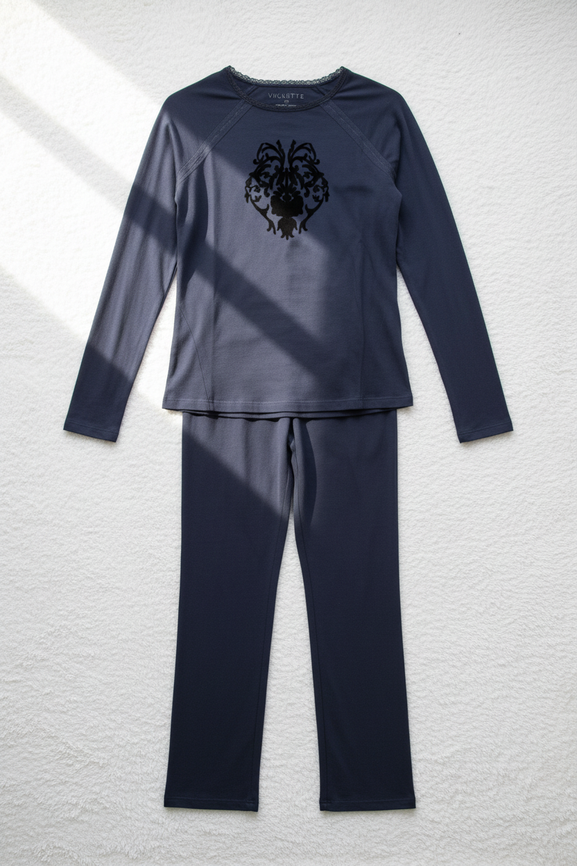 Peruvian Pima Cotton Medallion Print Pajamas