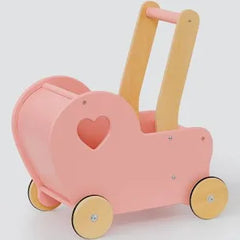 Wooden Toy Pram – Sculpted Heirloom