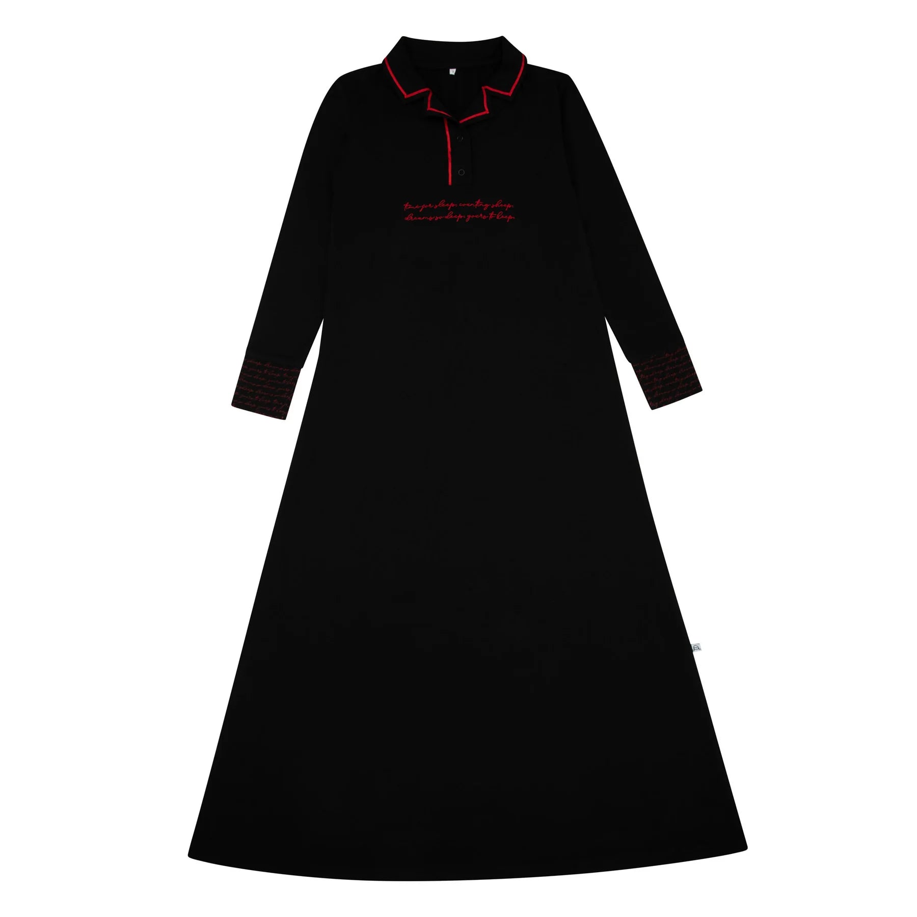 Miss Mini Counting Sheep nightgown for girls, soft cotton sleep dress with playful sheep print