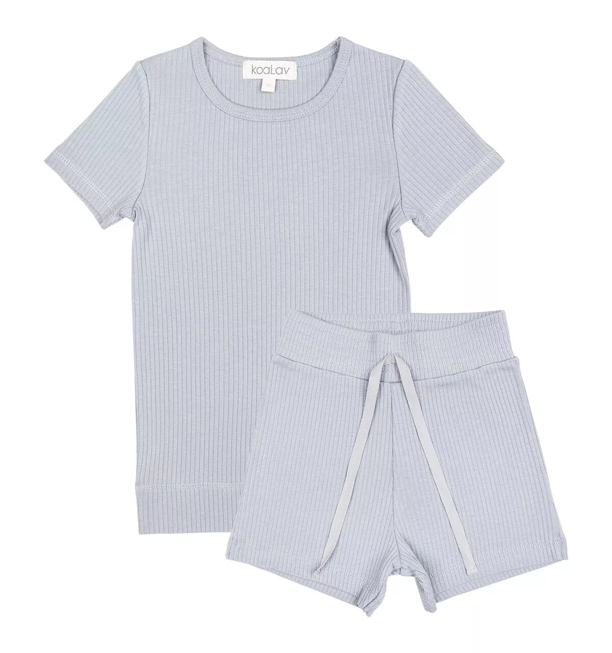 KoaLav Mineral Gray Short Sleeve Set