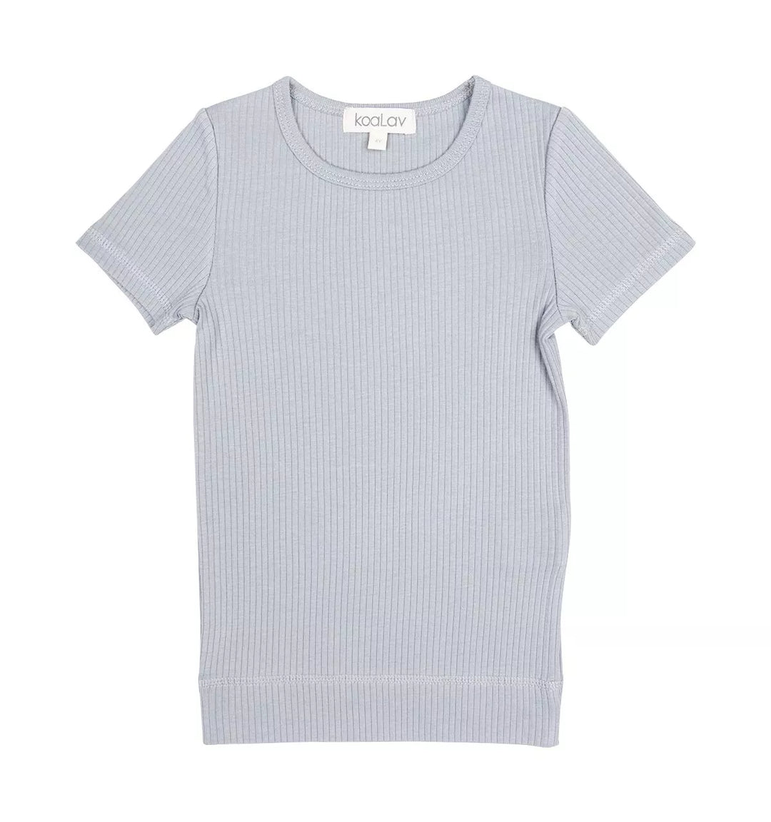 KoaLav Mineral Gray Short Sleeve Set