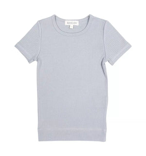 KoaLav Mineral Gray Short Sleeve Set