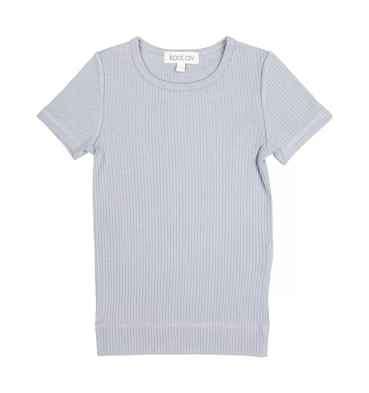 KoaLav Mineral Gray Short Sleeve Set