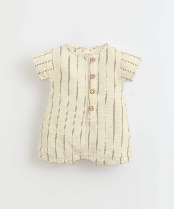 Play Up Jersey Jumpsuit With Coconut Buttons