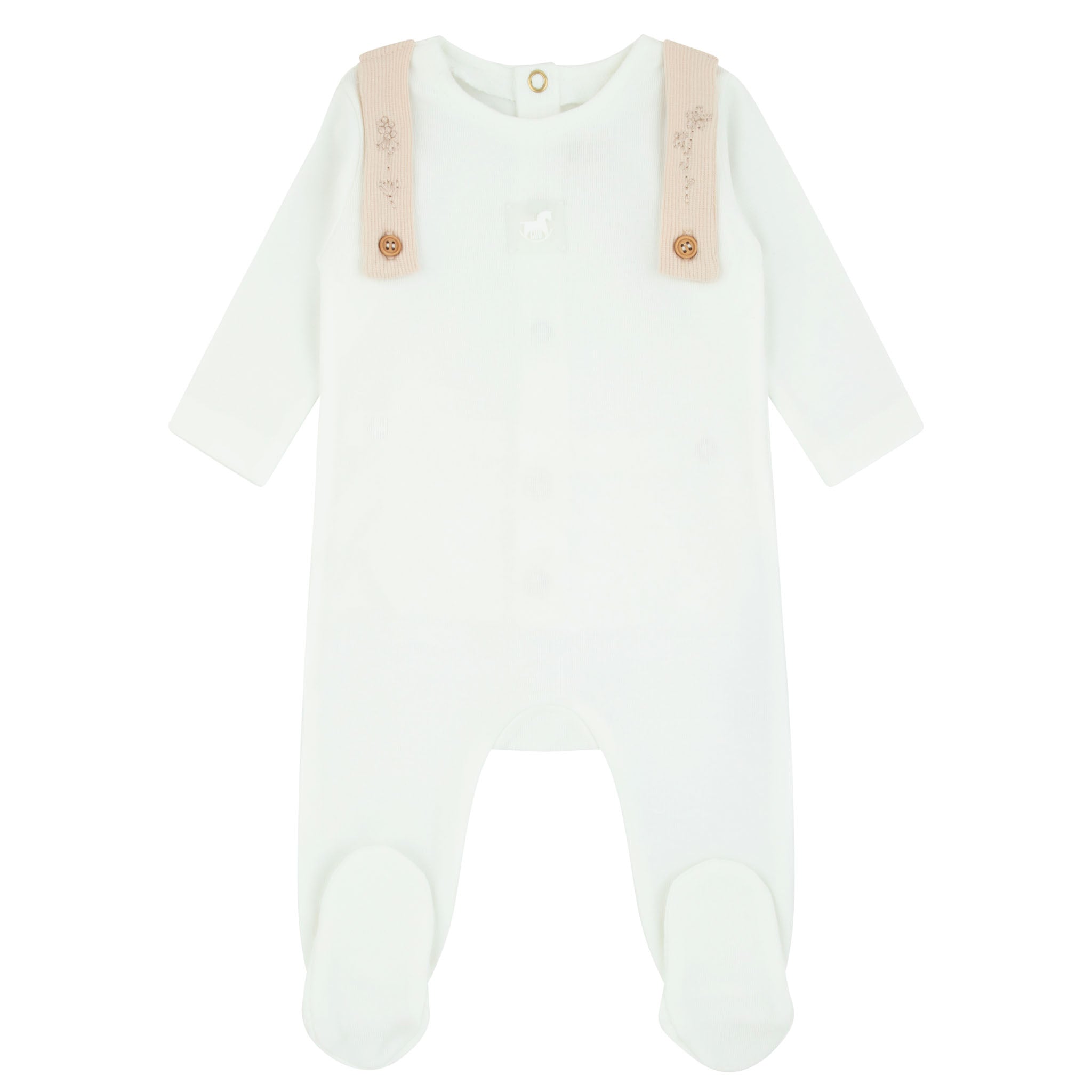 Cadeau' Baby Suspenders Collection Girls Footie