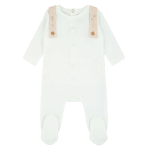 Cadeau' Baby Suspenders Collection Girls Footie