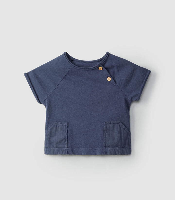 SNUG Baby T-Shirt & Ribbed Shorts For Infants