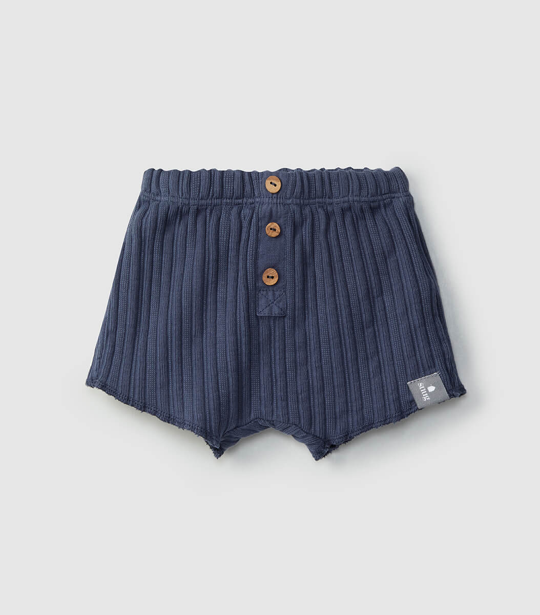 SNUG Baby T-Shirt & Ribbed Shorts For Infants
