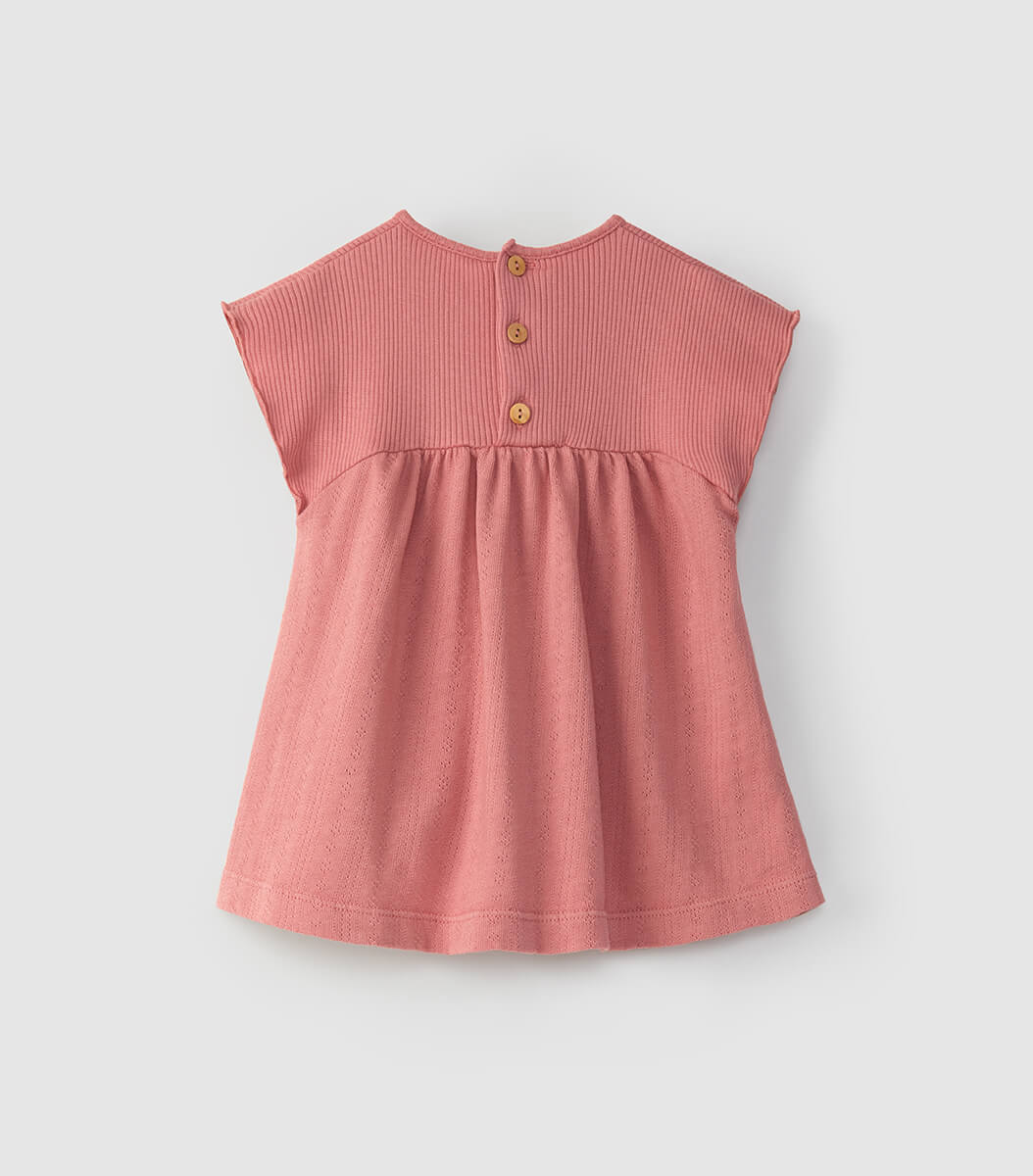 SNUG Baby Organic Cotton Short Sleeve Jersey Dress