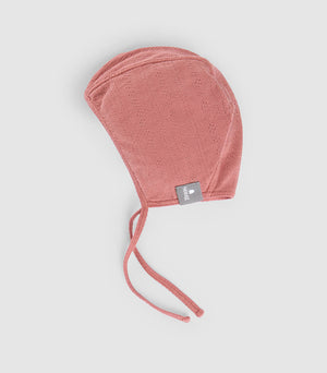 SNUG Baby Organic Cotton Bonnet And Bootie Set For Newborn