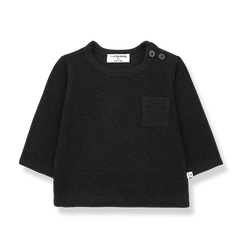 1+ in the Family Oriol Anthracite Long Sleeve T-shirt