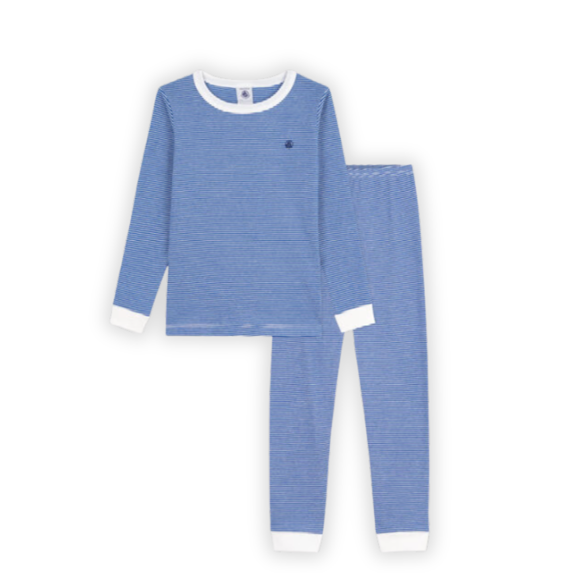 Petit Bateau - Striped Cotton Pajamas for Kids