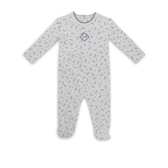 Kipp Baby Petit Pois Footie and Bonnet Soft Cotton Baby Outfit Classic Polka Dot Print