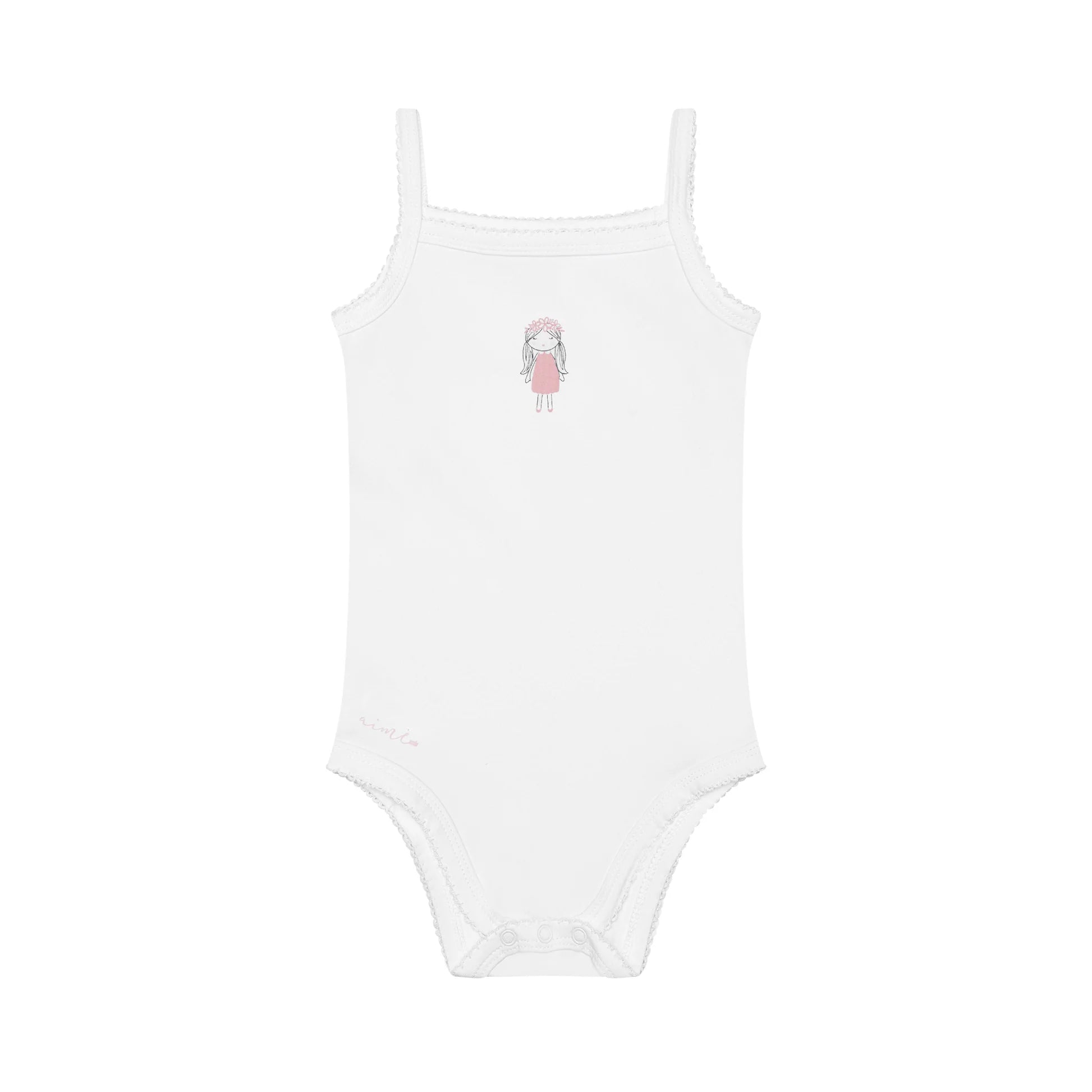 Aimé Child – Girls’ Original Sleeveless Bodysuits (3-Pack)