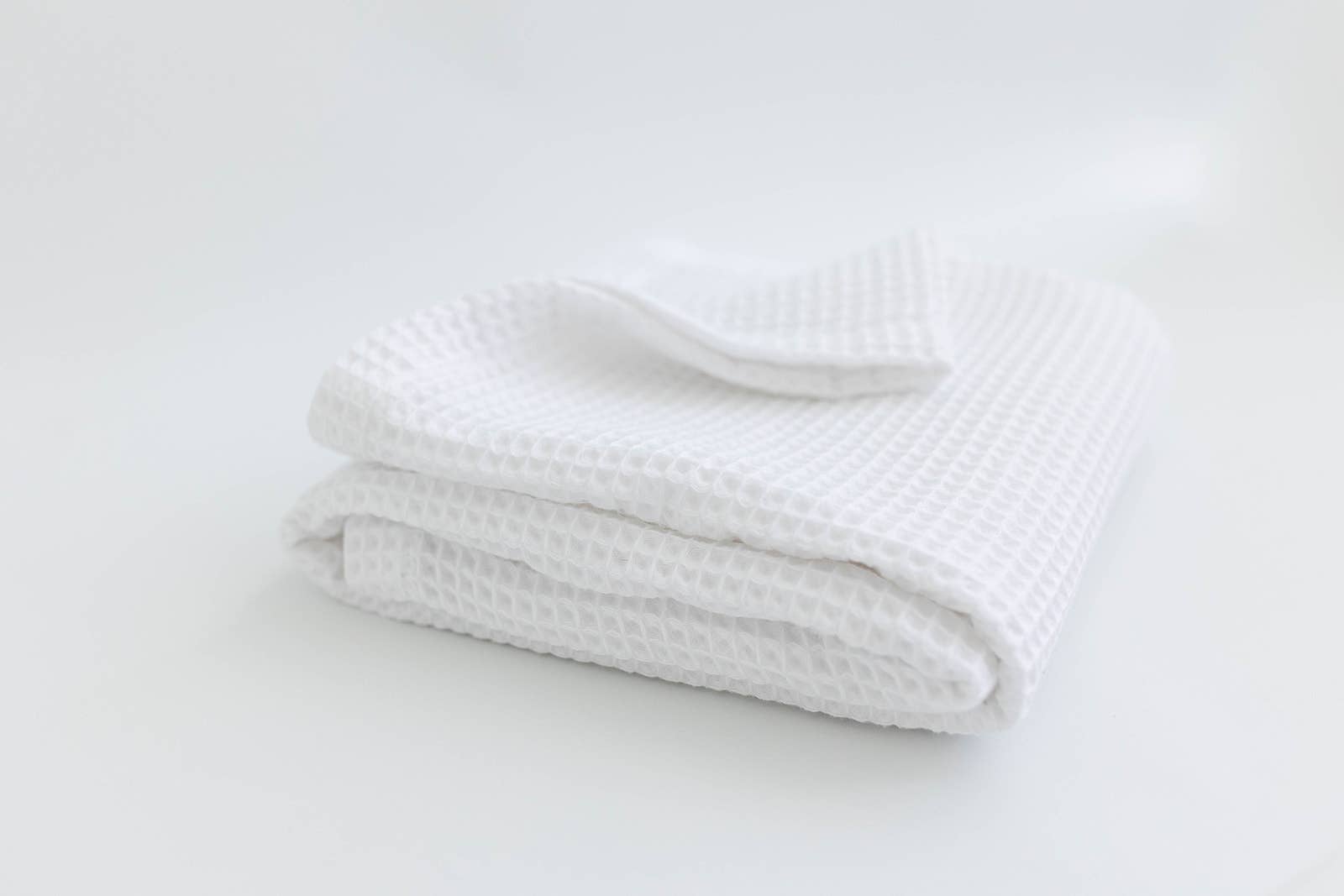 Stroller Society - Waffle Blankets - Baby Blankets - Baby Receiving Blankets: White
