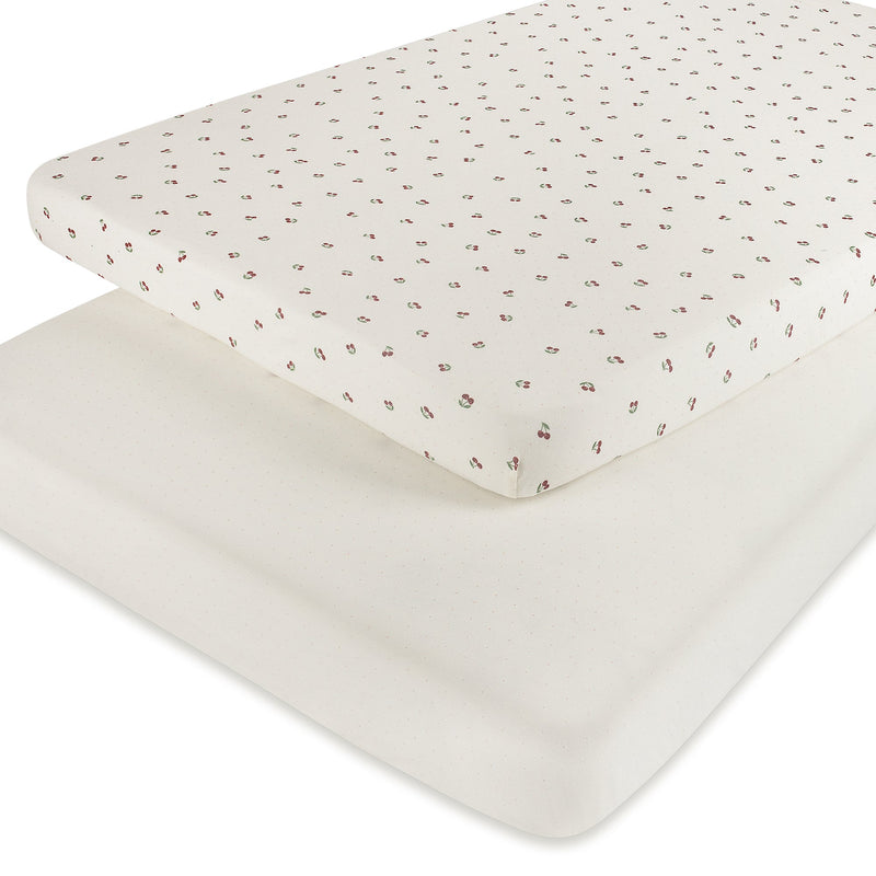 Aurora 2 Pack Red Cherry Print Sheets