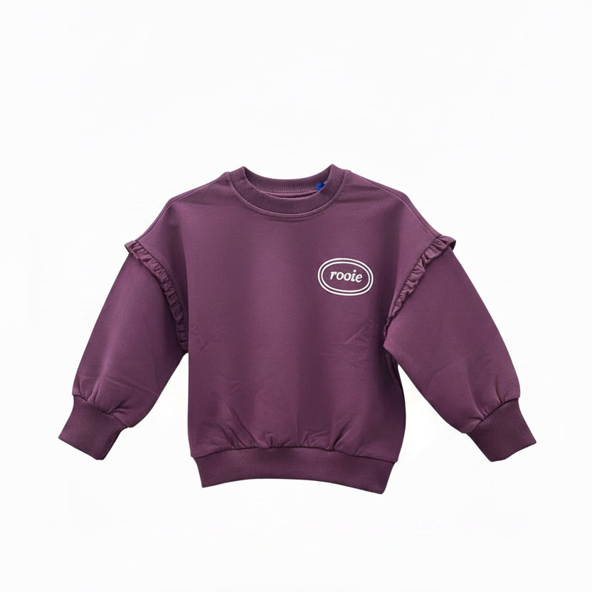 Rooie and Friends - Girl Sweatshirt | Mauve