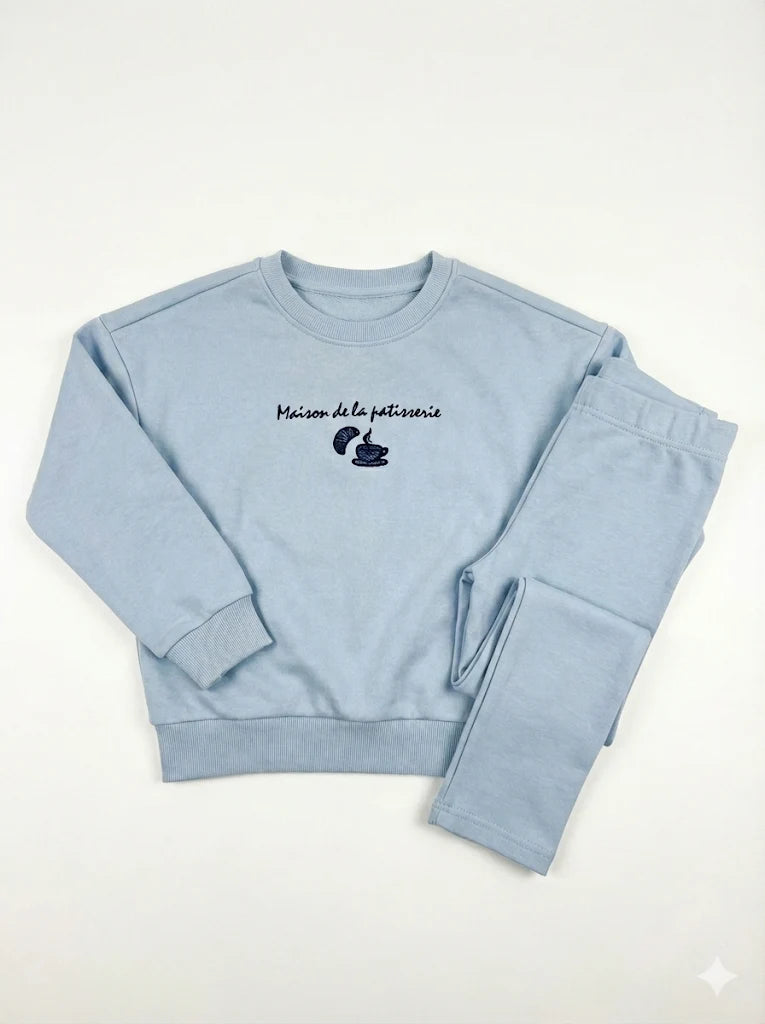 Nou Nelle - Baby Boy Sweat Set | Blue