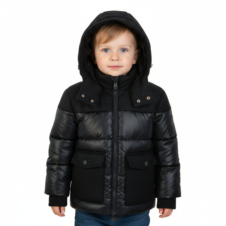 Black Boys Winter Coat | Warm, Durable & Timeless Outerwear