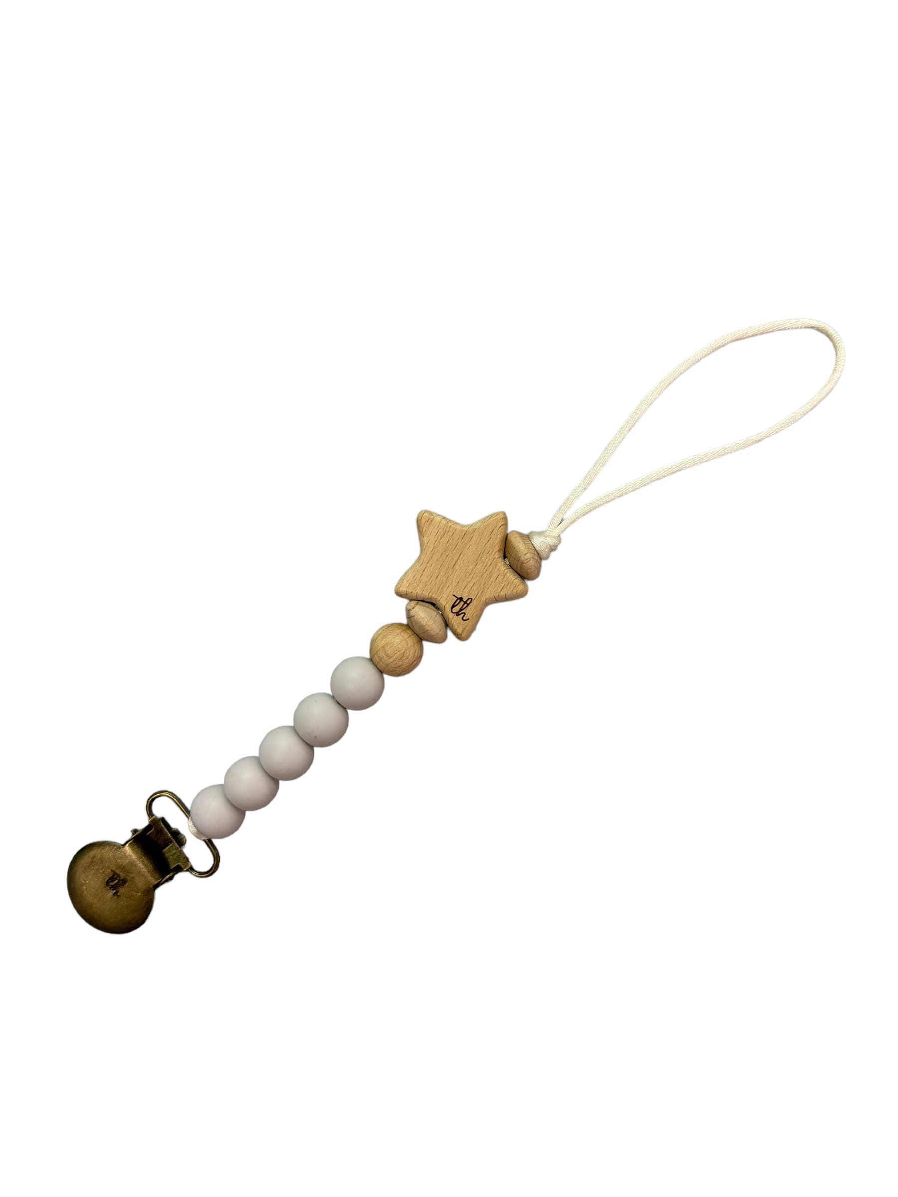 Three Hearts & Co. - Kinley Paci/Toy Clip: Misty Rose