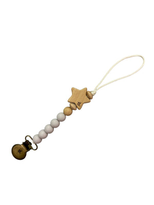 Three Hearts & Co. - Kinley Paci/Toy Clip: Misty Rose