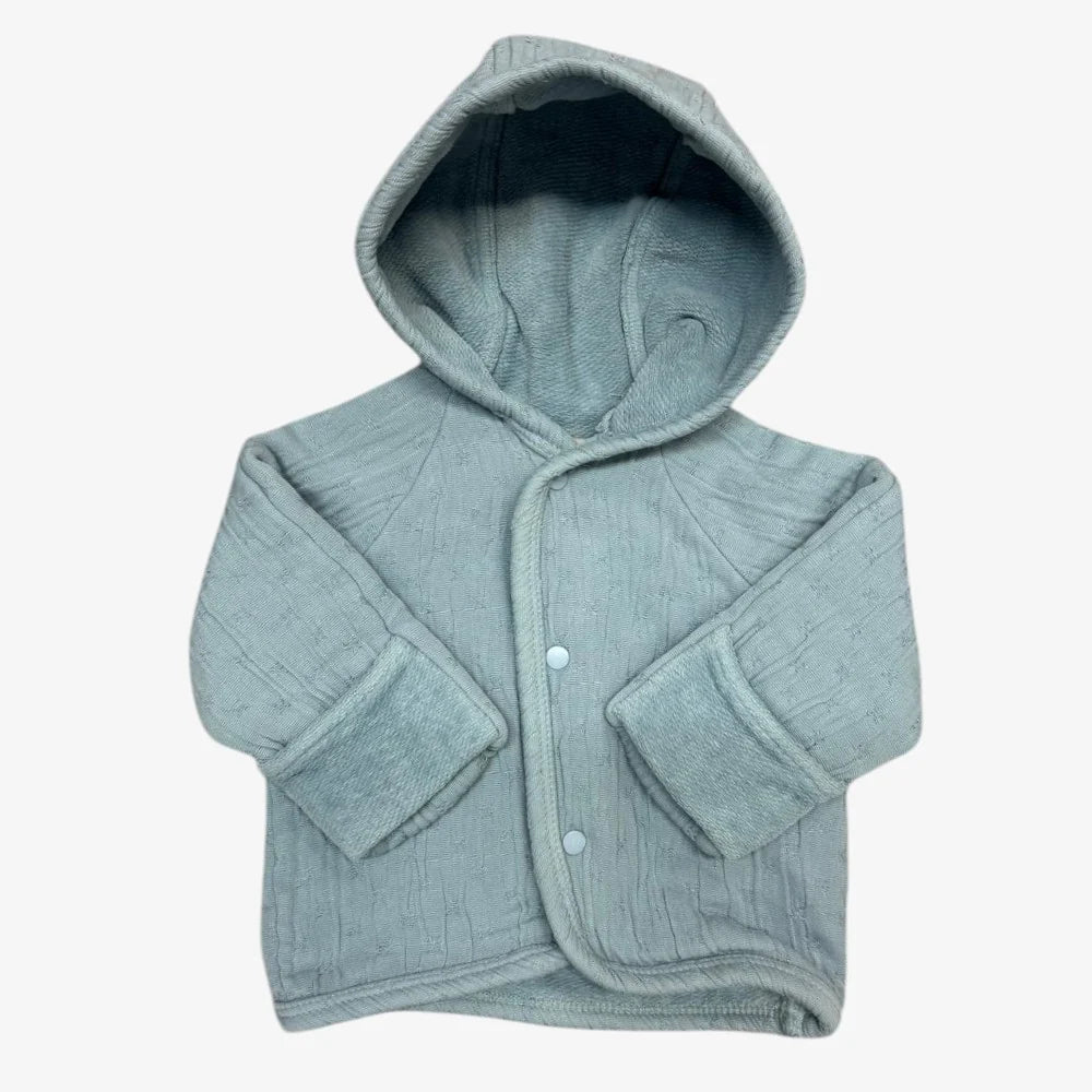 Bebe Organic Lumi Chenille Baby Jacket & Bonnet Set – Atlantic