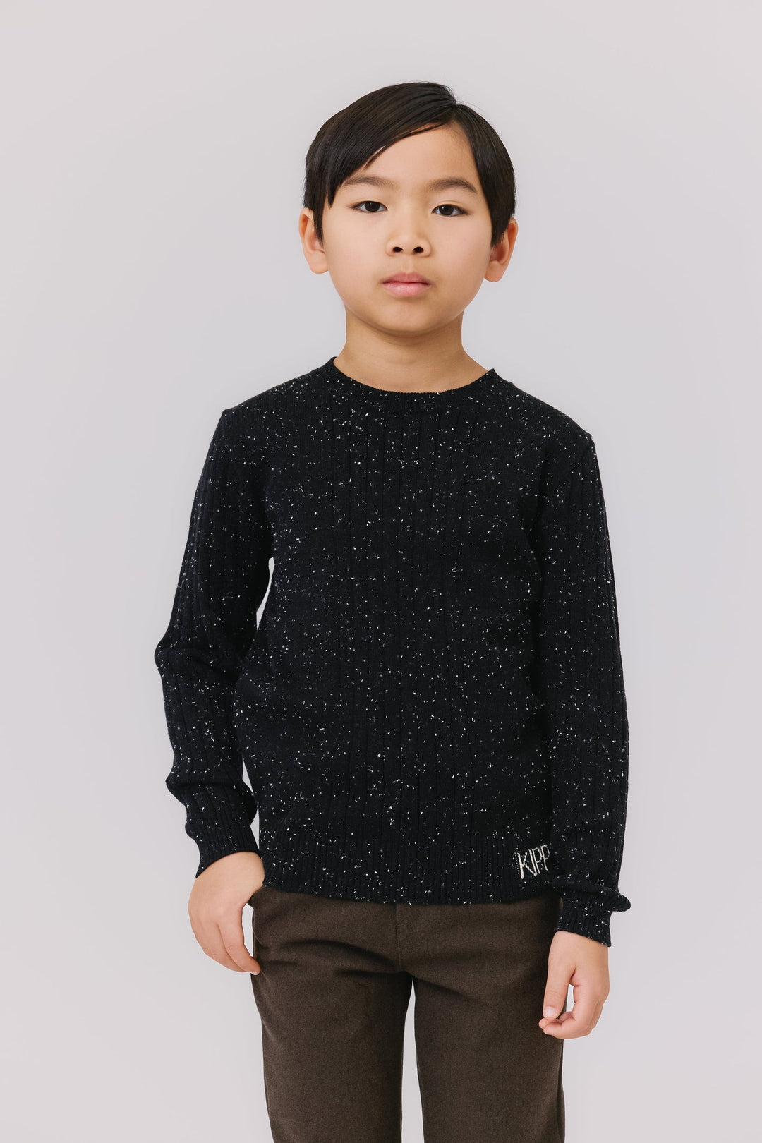 Kipp Black Vince Knit Sweater