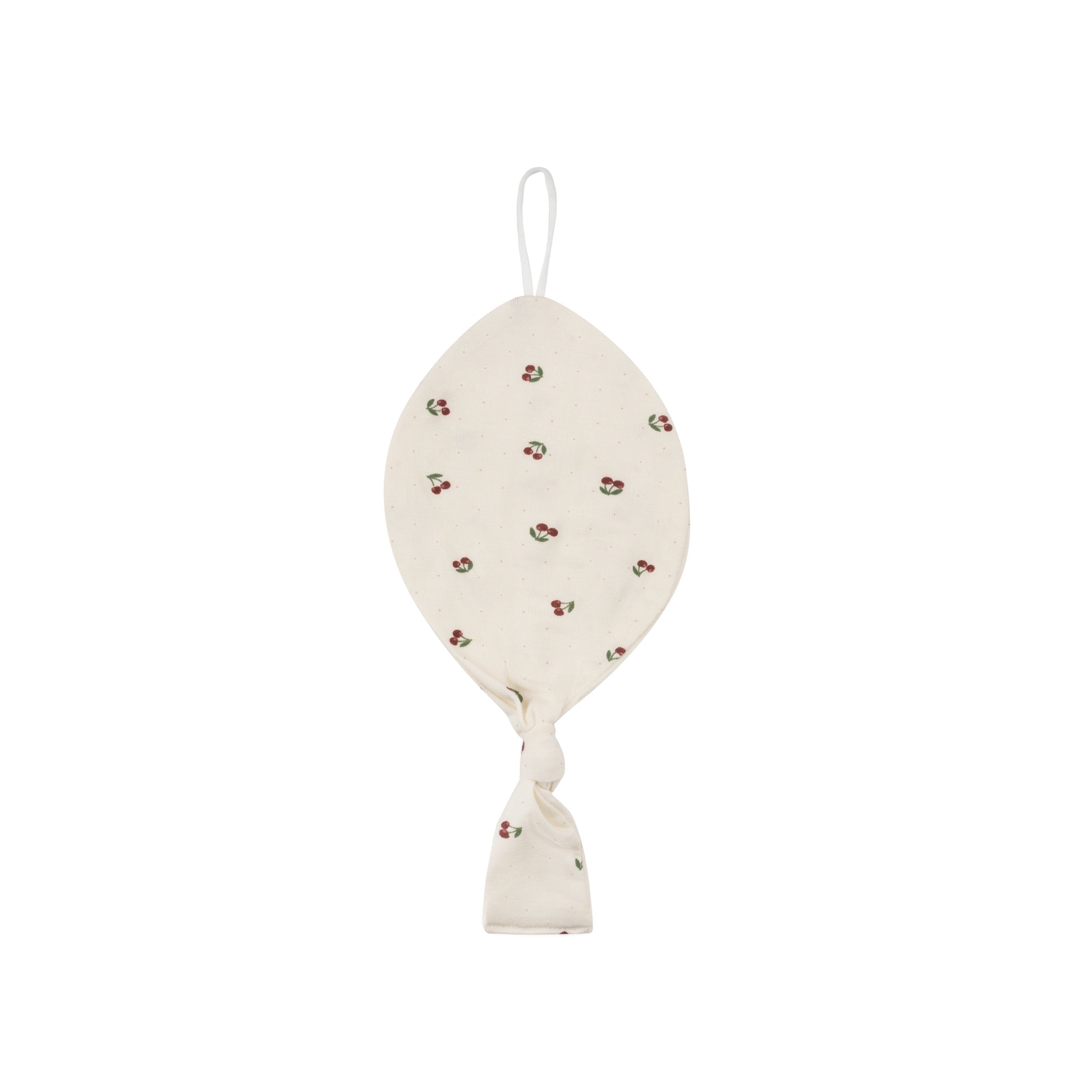Aurora Ivory/Red Cherry Print Paci Lovey