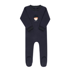 Ely’s & Co. – Boy French Terry Scottish Footie | Navy