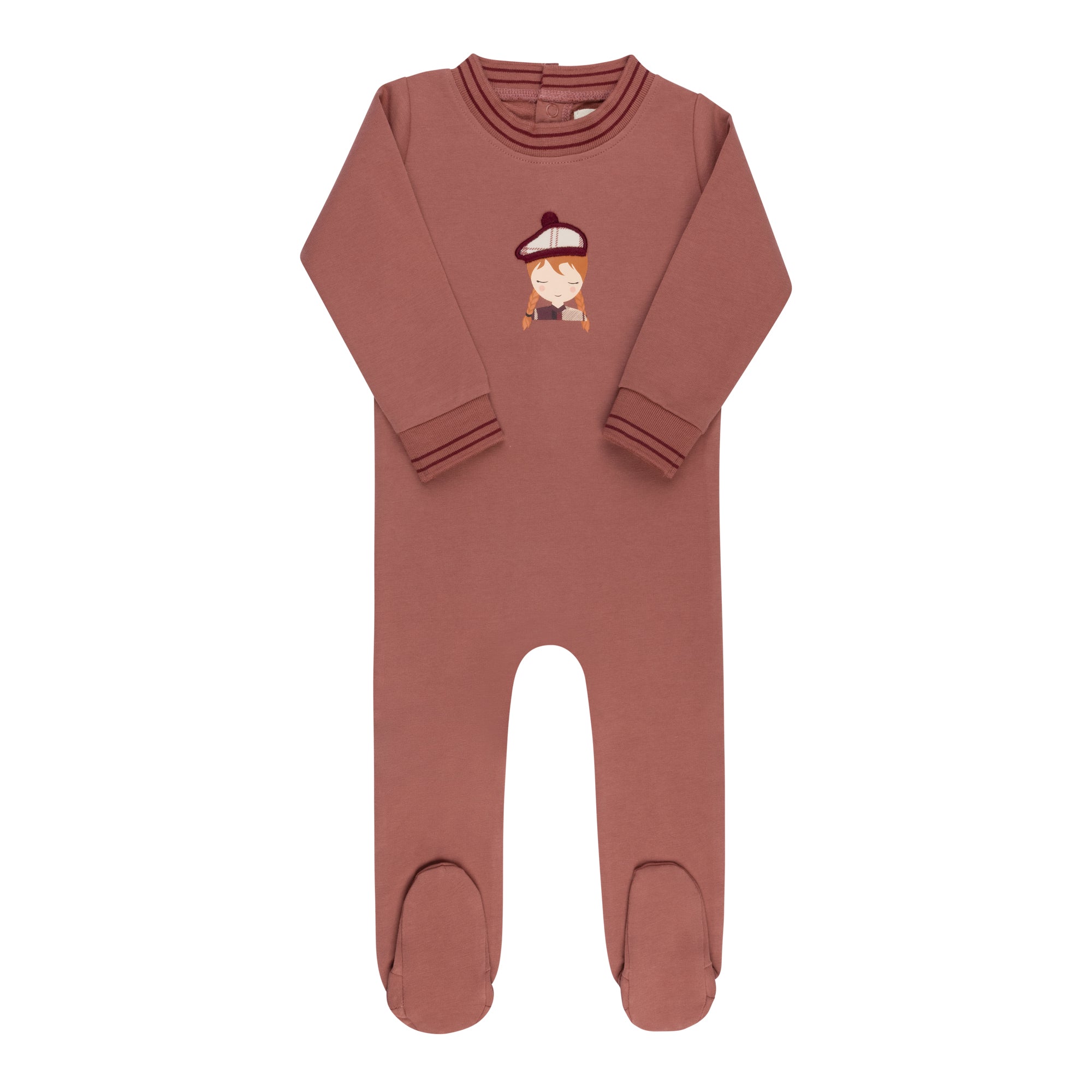Ely's & Co Pink French Terry Scottish Footie