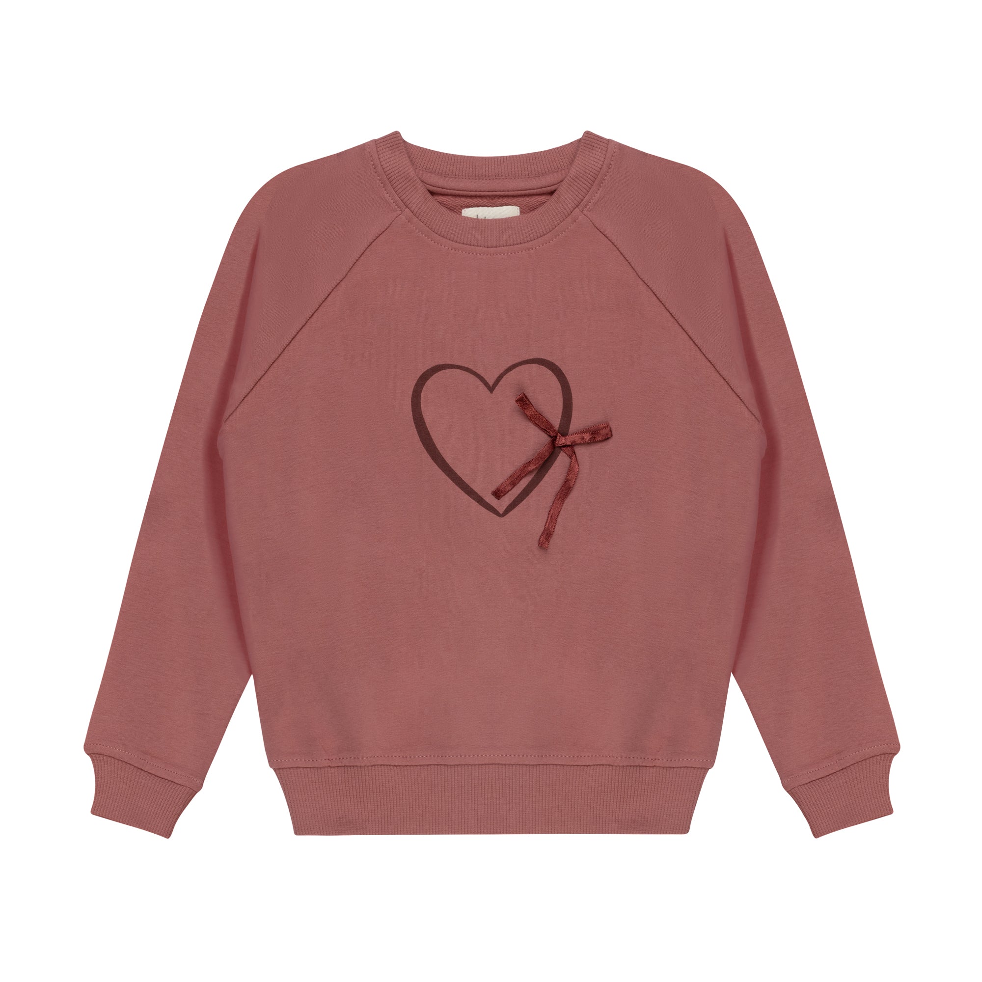 Ely's & Co Pink Heart Sweatshirt