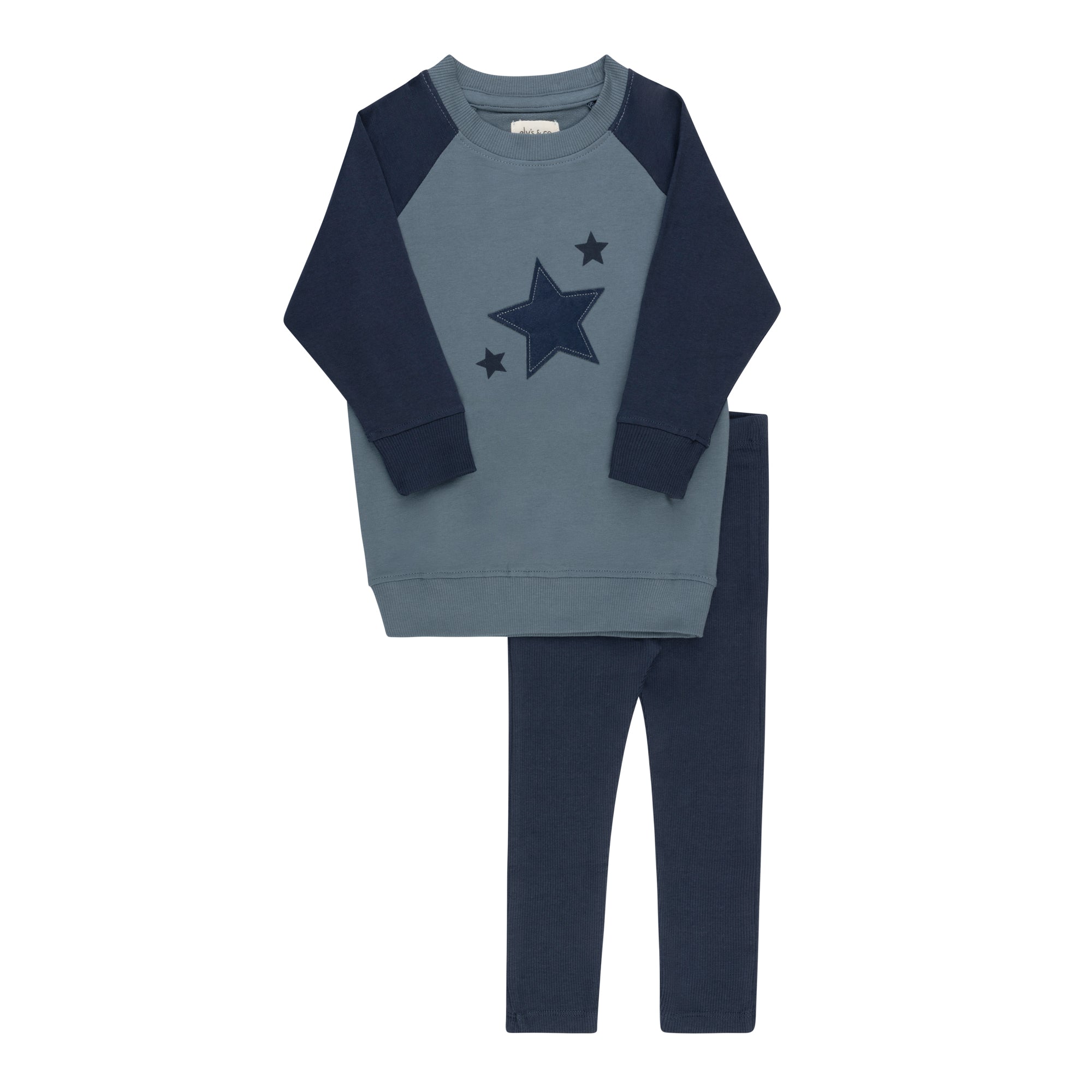 Ely’s & Co. – Boy Star 2-Piece Set | Blue