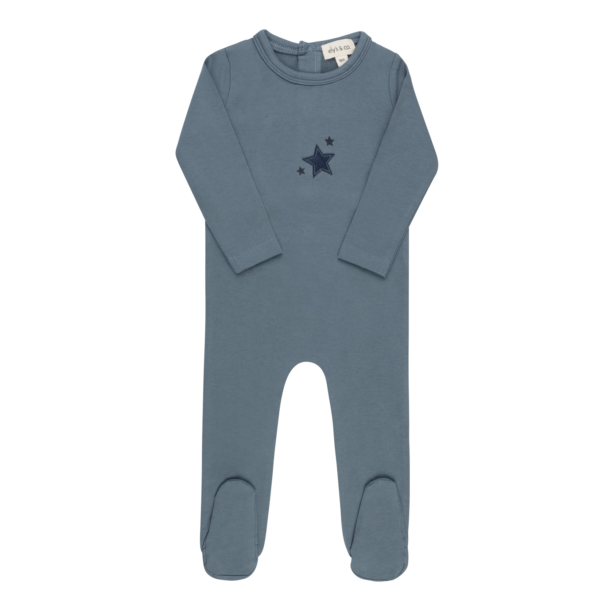 Ely’s & Co. – Boy Star Footie | Blue