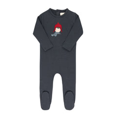 Ely's & Co Navy Autumn Kids Footie