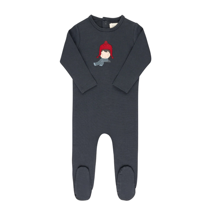 Ely's & Co Navy Autumn Kids Footie