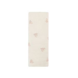 Ely's & Co Ivory Girl Leaf Muslin Swaddle