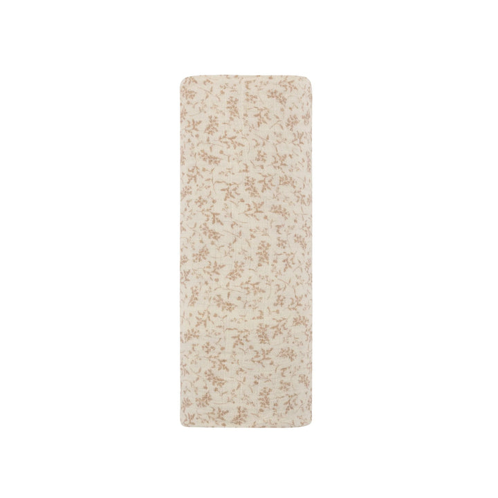 Ely's & Co Ivory/Pink Vine Muslim Swaddle