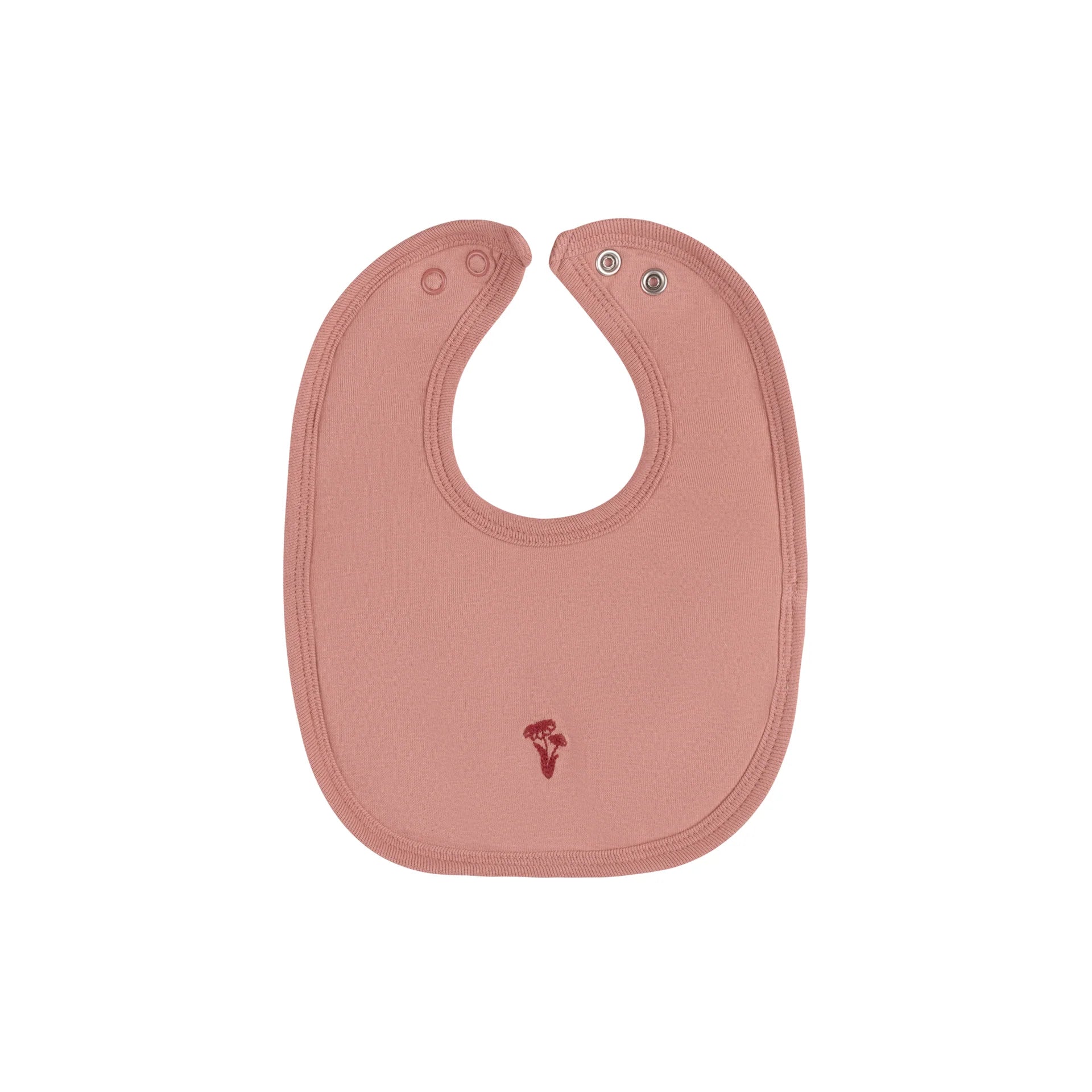 Ely's & Co Dark Pink Velour Stripe Bib