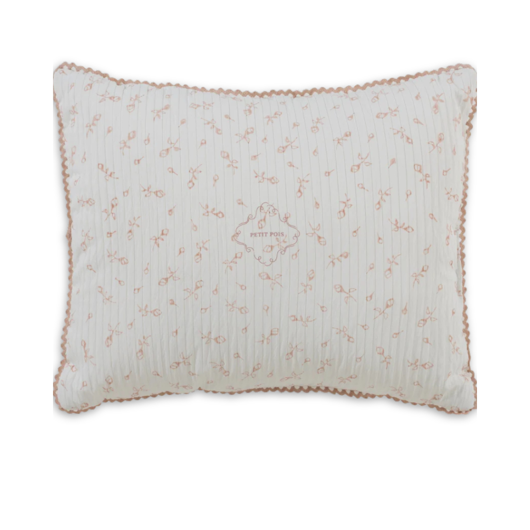 Kipp Baby Petit Pois Throw Pillow Soft Cotton Nursery Pillow Classic Polka Dot Print