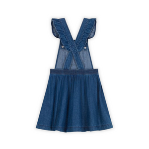 Petit Bateau | Denim Sleeveless Pinafore Dress