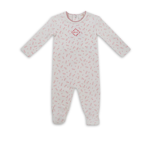 Kipp Baby Petit Pois Footie and Bonnet Soft Cotton Baby Outfit Classic Polka Dot Print